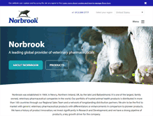 Tablet Screenshot of norbrook.com